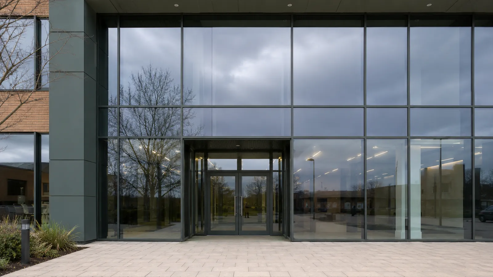 Shopfronts Doors Windows - illustrative image of a finished commercial frontage