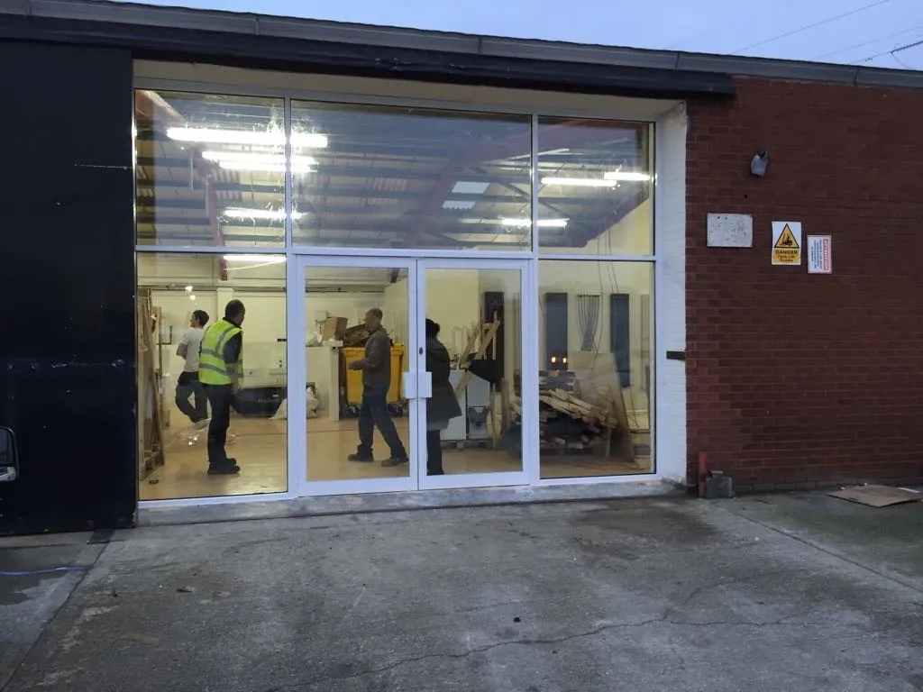 Work in progress on one of our jobs