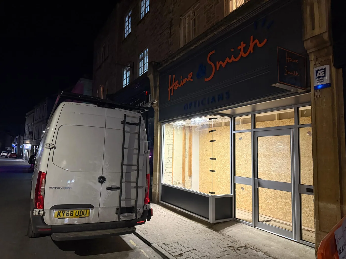Completed commercial shopfront installation by Shopfronts Doors Windows